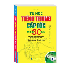 Hình ảnh Sách - Tự học tiếng Trung cấp tốc trong 30 ngày