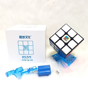 Rubik 3x3 Mofangjiaoshi MF3RS3 M Black Có nam châm hiệu Mofangjiaoshi