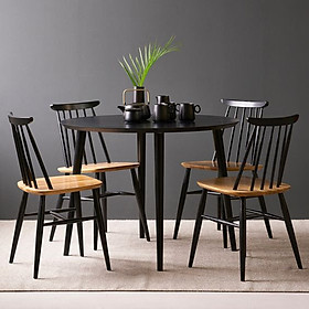 Mua Bộ bàn ăn mặt tròn 4 ghế BAMSF22 Tundo sang trọng giá rẻ