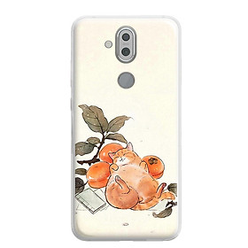 Ốp lưng dẻo Nettacase cho điện thoại Nokia 8.1 - 224 0011 CAT08 - Hàng Chính Hãng