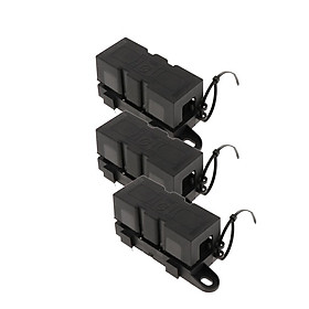 3 Pieces MEGA Fuse Block/Holder with Cover Universal for RV/Van/Truck
