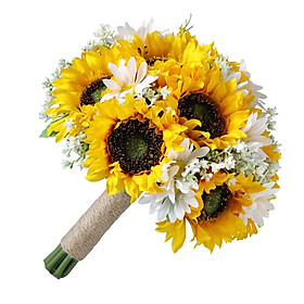 Romantic Wedding Bride  Sunflowers Daisy for Bridal Shower Party