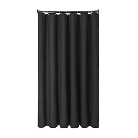 6 x 6 FT Shower Curtain With 12 Metal Grommets and Hooks Solid Bath Curtains Waterproof Bathroom Curtains Decorative
