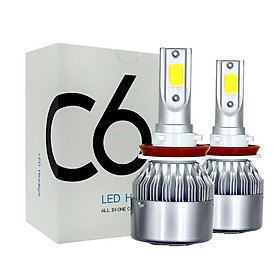 Đèn pha LED C6 H4 H7 H11 9012 9004 chất lượng cao chuyên dụng cho xe hơi