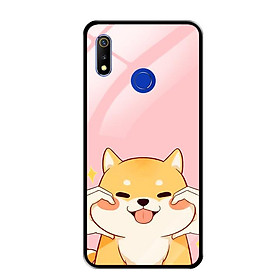 Ốp Lưng Kính Cường Lực cho Realme 3 Pro - 0347 LOVELY04 - Hàng Chính Hãng