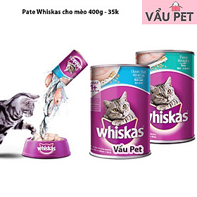 Pate Whiskas mèo lớn Lon 400g