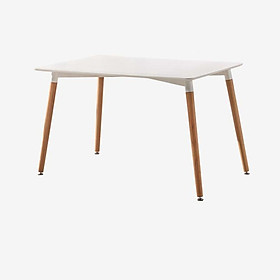 Bàn Nhựa Chân Gỗ Nhập Khẩu TH01