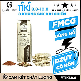 Bánh gạo lứt hạt quinoa ăn kiêng GUfoods - Hỗ trợ Giảm cân, Tập Gym, Thực dưỡng, Eat clean