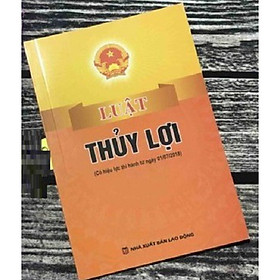 Sách - Luật thủy lợi