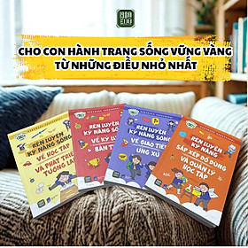 Combo 4 cuốn Rèn Luyện Kỹ Năng Sống Cho Trẻ