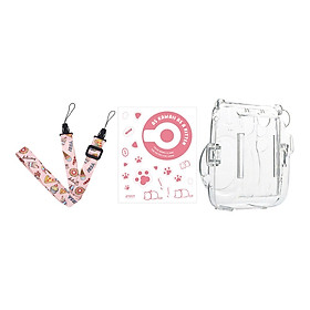 Case Camera Protective Bag with Shoulder Strap and Sticker Camera Accessories  Shell Cover Protector for  Travel