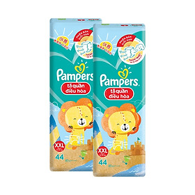 Combo 2 Tã Quần Pampers Điều Hòa Gói Lớn L60 - XL52 - XXL44