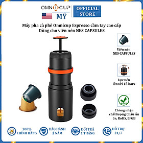 Máy pha cà phê Mini Espresso Chất liệu Nhựa PPE / PS, Inox 304  cầm tay 2 trong 1 mã EF-2