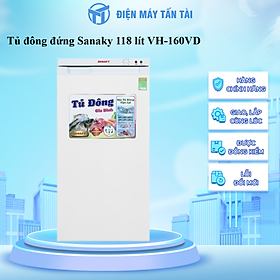 Tủ đông đứng Sanaky VH-160VD 118 lít - Hàng chính hãng (chỉ giao HCM)