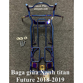 Baga giữa dành cho xe Future 2018-2019 Xanh titan Kèm ốc và cục đệm cao su