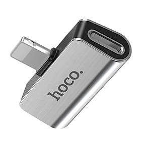 Mua Jack chuyển âm thanh Hoco cổng  Lightning sang Dual Lightning hỗ trợ sạc và nghe cùng một lúc - Hàng chính hãng