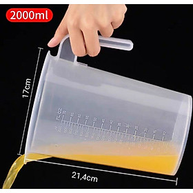 Mua Bộ 2 ca đông có vạch chia 2 lít nhựa dày chịu lực chịu nhiệt