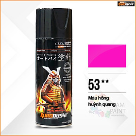 Sơn xịt Samurai Kurobushi - MÀU HỒNG HUỲNH QUANG 53 (400ml)