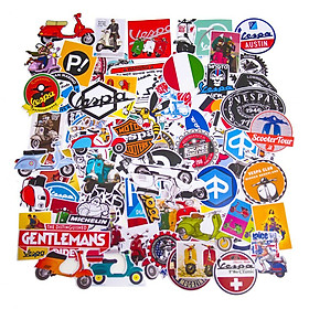 Set 100 Sticker - Vespa