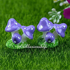 Mua Mô hình khóm nấm trang trí tiểu cảnh terrarium quà tặng trang trí
