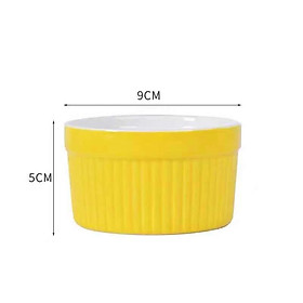 Mua Ramekin cỡ to  khuôn flan màu sắc  khuôn caramen  bát ăn dặm cho bé