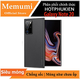 Ốp lưng nhám siêu mỏng 0.3mm cho Samsung Galaxy Note 20 hiệu Memumi có gờ