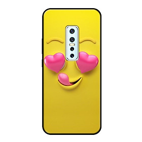 Ốp lưng điện thoại Vivo V17 PRO viền silicon dẻo TPU  hình Emoji - Đa Cảm Xúc Mẫu 9