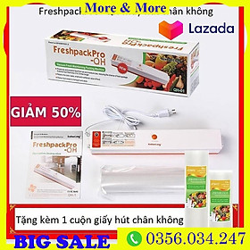 Mua Máy Hút Chân Không Giá Tốt  Máy Hút Chân Không Bảo Vệ Thực Phẩm Fresh Pack Pro Tặng 15 Túi Hút Chuyên Dụng  b