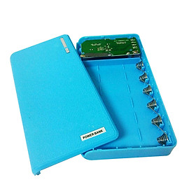 Hộp Sạc Pin Sạc Dự Phòng Điện Thoại Cổng USB Kép 6X18650
