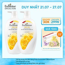 Combo 2 Sữa tắm nước hoa dưỡng da Enchanteur Charming 450gr/ Chai