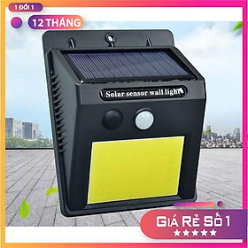 Mua Đèn led năng lượng mặt trời sân vườn có cảm biến chuyển động hồng ngoại COB