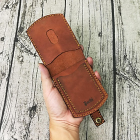 Bóp ví nam, ví nam mini da bò handmade