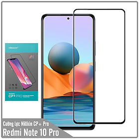 Mua Kính cường lực Nillkin CP+ PRO cho Xiaomi Redmi Note 10 Pro - FULL viền đen - Hàng Nhập Khẩu