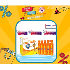 Siro CANXI NANO K2 Con Hươu Vàng Mediphar Usa Dạng Ống