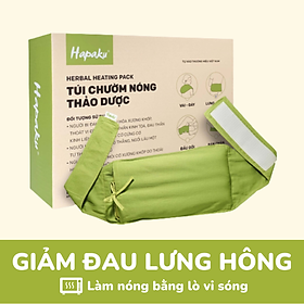 Gối chườm nóng thảo dược đa năng cho vùng cổ, lưng bụng, đầu gối, giảm nhức mỏi, thư giãn, gối ngủ ngon dùng lò vi sóng làm nóng - Hapaku