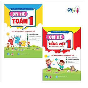 Hình ảnh Sách - Combo Ôn Hè Toán và Tiếng Việt 1 - Chương Trình Mới - Dành cho học sinh lớp 1 lên 2 (2 cuốn)