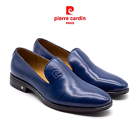 Giày Tây Nam không dây Pierre Cardin da bò PCMFWL 730 - Xanh Navy - 40 - Xanh Navy