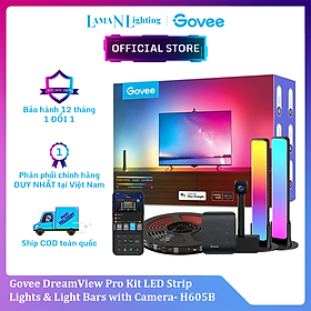 Mua Combo Đèn LED dây đổi màu theo màn hình và Thanh đèn led RGBIC Govee Dreamview TV Backlights T1 Pro H605B (55-65 )