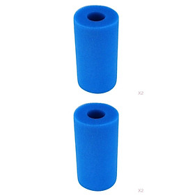 4Pcs For Intex Type A Reusable Spa Swimming Pool Filter Pump Foam Cartridge