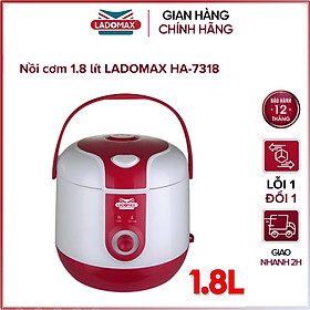 Mua Nồi cơm điện nắp gài 1.8 lít Ladomax HA-7318 - Hàng chính hãng