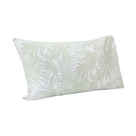 Mua Vỏ gối nằm PALMERAL vải cotton mềm mịn  vỏ nền trắng phối họa tiết lá cọ xanh trang nhã  kích thước 50x75cm | Index Living Mall - Phân phối độc quyền tại Việt Nam