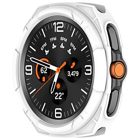 Ốp Case Armor tích hợp viền bezel bảo vệ cho Samsung Galaxy Watch8 Classic 46mm - Hàng Chính Hãng
