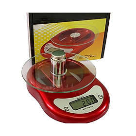 Cân điện tử nhà bếp 5kg, mặt kiếng