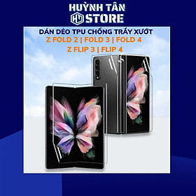 Mua dán màn hình z fold 4 fold 3 fold 2 flip 4 flip 3 dẻo trong suốt 3 lớp dễ dán phụ kiện điện thoại huỳnh tân store