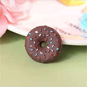 Chuyên Charm * Charm bánh donut rắc cốm đường cho các bạn trang trí vỏ ốp điện thoại, nhà búp bê, DIY