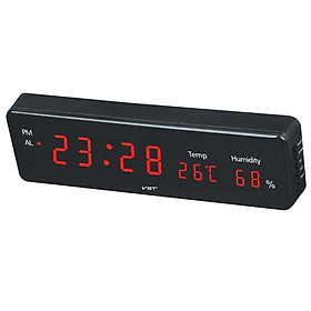 Led Digital Alarm Clock Temperature Humidity Display Clock