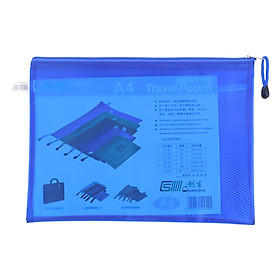 Túi Lưới 2 Ngăn A4 Uyên Loan 366 - Xanh Dương