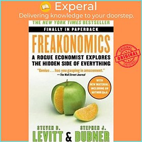 Hình ảnh Sách - Freakonomics : A Rogue Economist Explores the Hidde by Steven D. Levitt,Stephen J. Dubner (US edition, paperback)