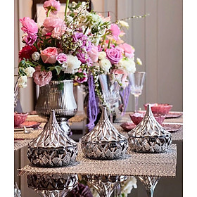 Mua Set 3 thố mứt cao cấp Irris Hershey Kiss phủ bạc