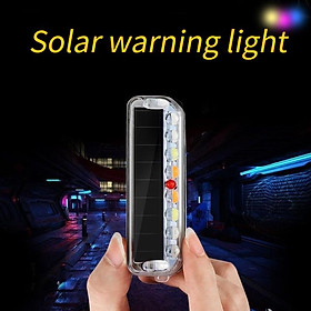 Đèn LED khẩn cấp nhỏ cảnh báo sử dụng năng lượng mặt trời chống thấm nước đầy màu sắc cho xe hơi